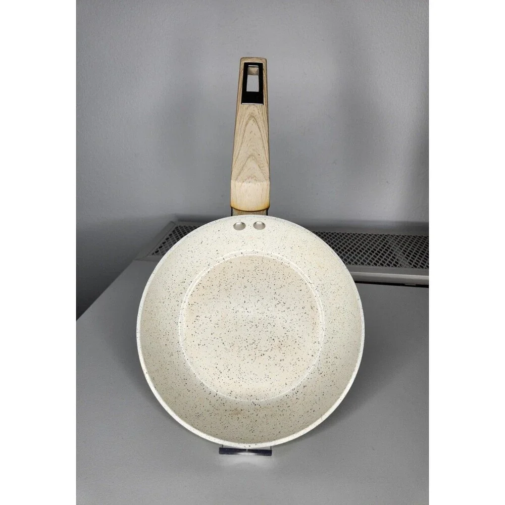Masterclass Blue Speckled Ceramic Non Stick 8” Skillet Premium Kitchen Cookware